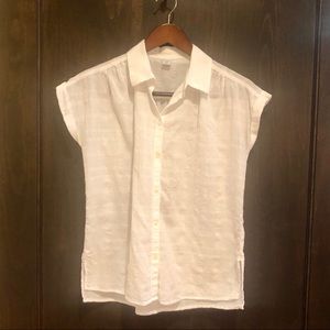 Cotton short sleeve button down shirt